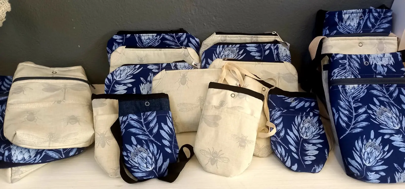 An exterior view of the Nest shop on a sunny day.