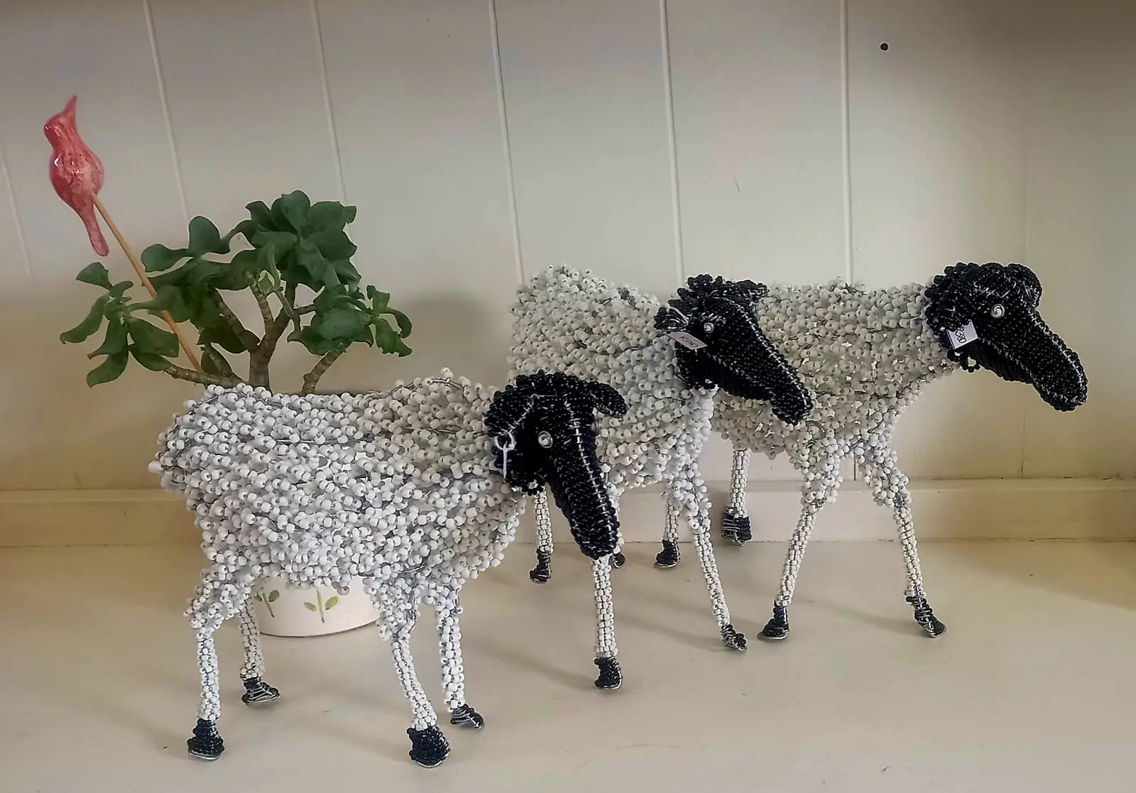 A festive, seasonal display inside the Nest shop.